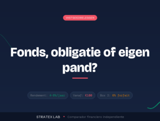 Beleggen in vastgoed in Nederland via fonds, obligatie of eigen pand