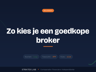 Beste broker Nederland 2026 kiezen