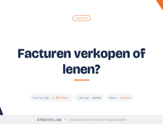 Factoring vs zakelijke lening vergeleken 2026