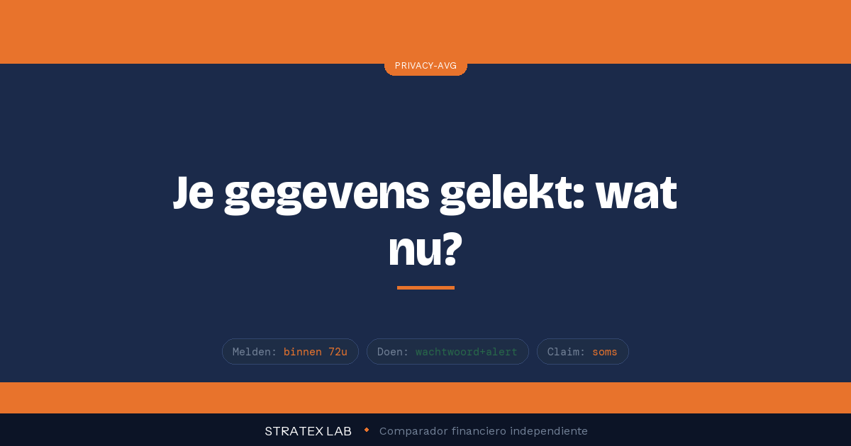 Wat is een datalek en wat te doen 2026